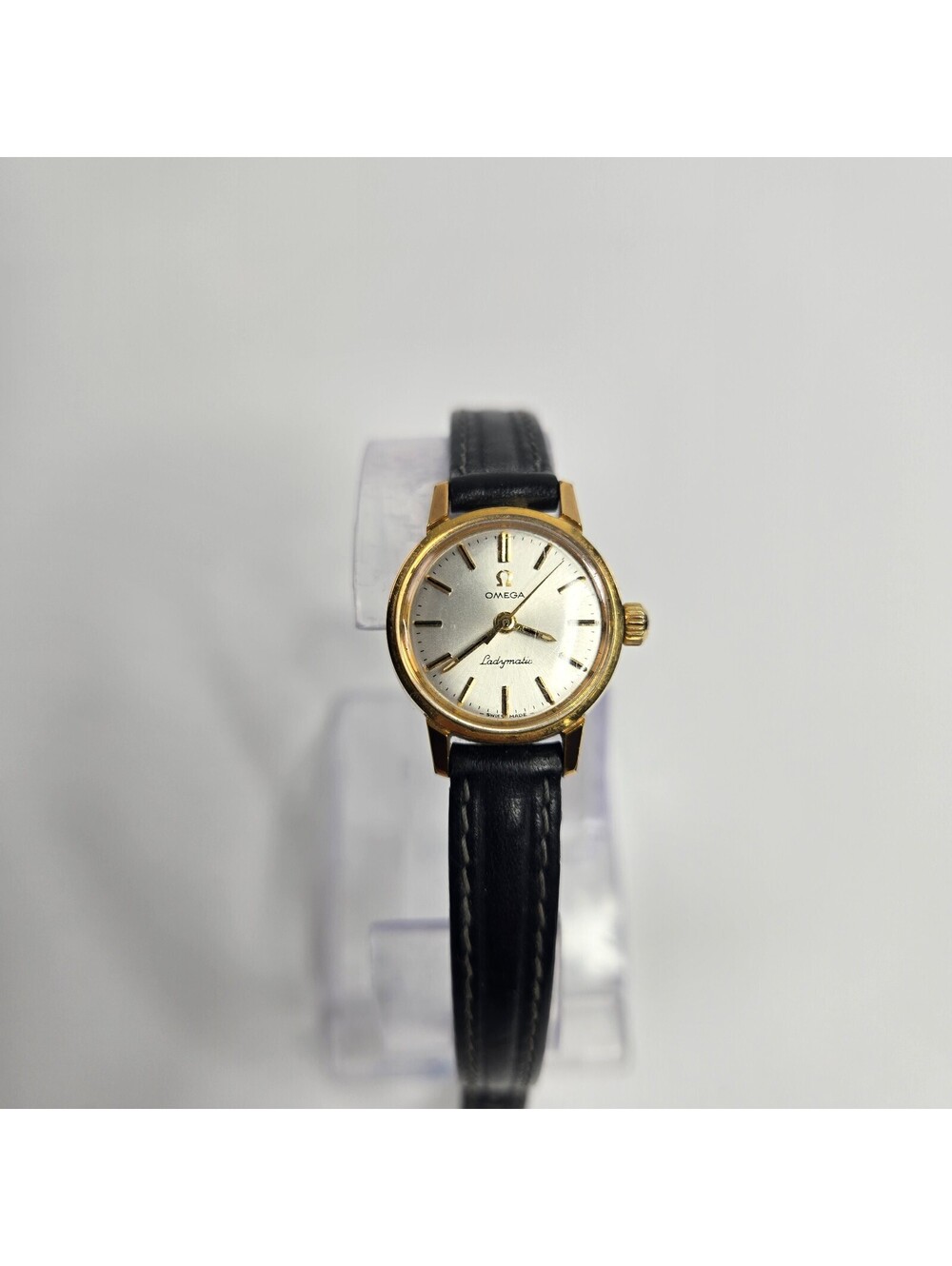 Vintage Omega Ladymatic Ladies Watch Gold Plated Automatic Swiss Wristwatch